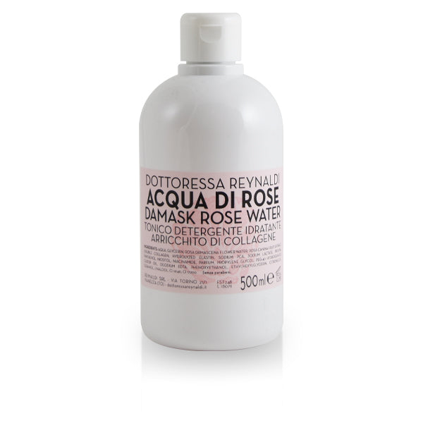 Dottoressa Reynaldi acqua di rose tonico detergente idratante